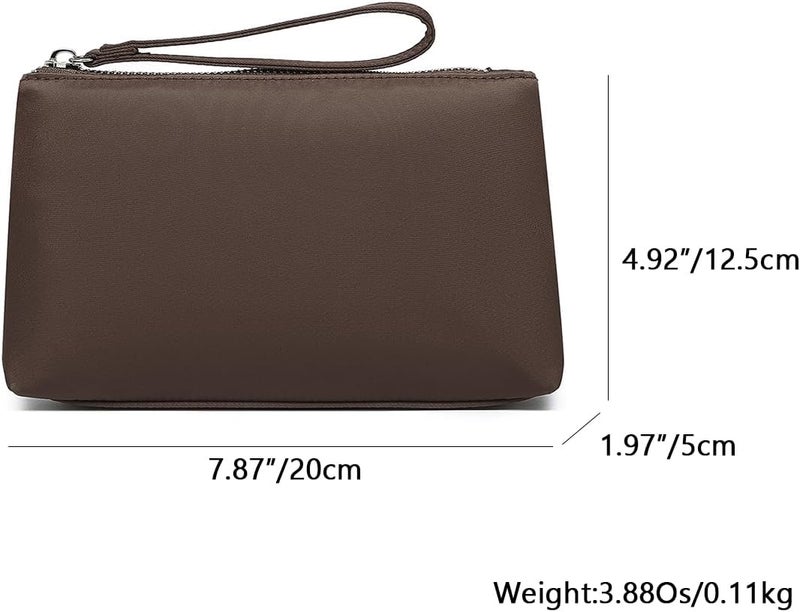 YONBEN Nylon Wristbands Bag Makeup Pouch for Purse Waterproof Wristbands Bag with Zipper Pocket Credit Card Pouch - Image 2